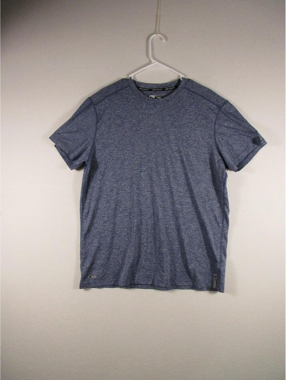 RBX Mens Performance T-Shirt Regular Crew Neck Short Sleeve Size XL Blue